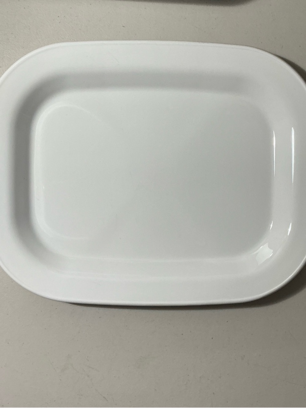 Corningware White Rectangular Serving Platter